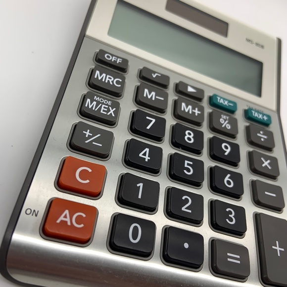 Casio MS-80B Solar Powered Standard Function Desktop Calculator Working! - Picture 4 of 9